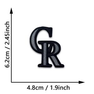 Vintage Colorado Rockies MLB Patches DIY Baseball All Teams Embroidered COL